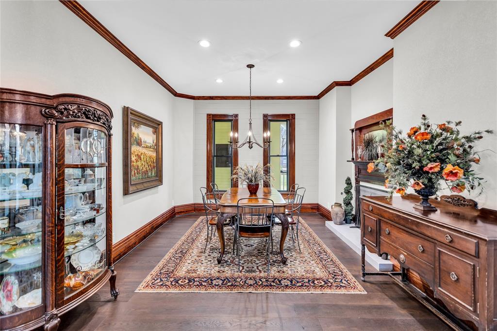 304 North Church Street Pilot Point, TX 76258 - Photo 11 of 40 a living room with furniture fireplace and flat screen tv