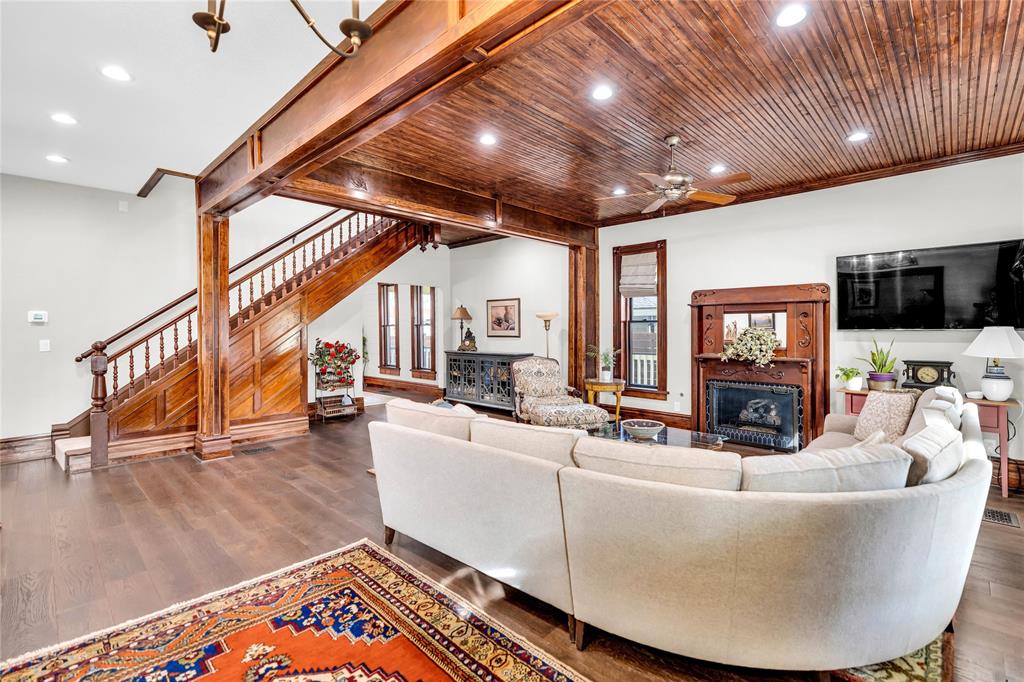304 North Church Street Pilot Point, TX 76258 - Photo 6 of 40 a living room with furniture and a flat screen tv