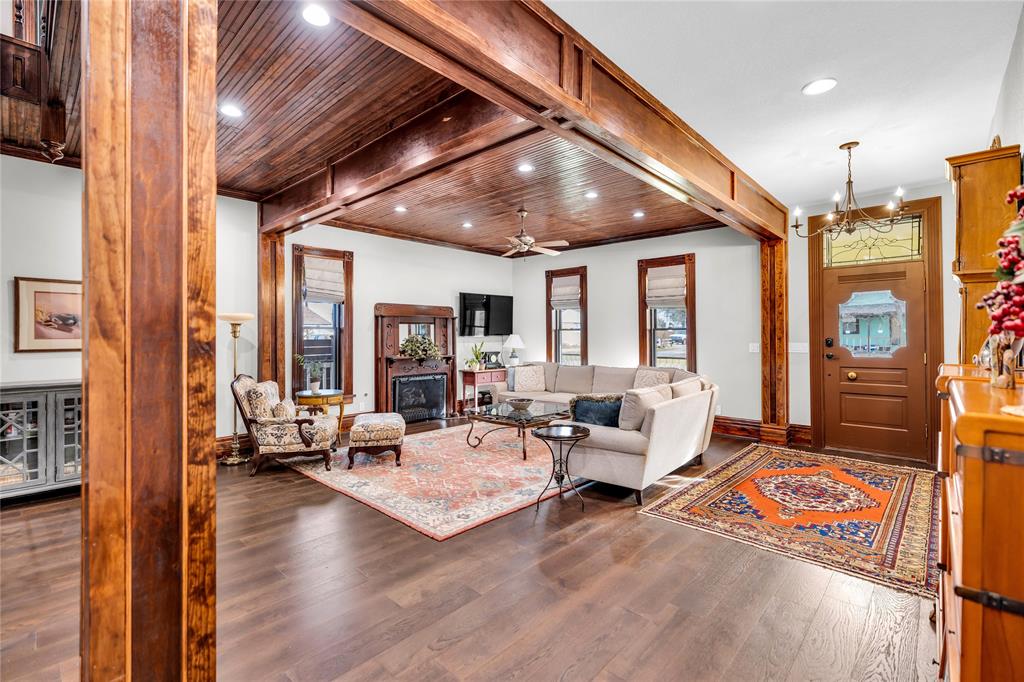 304 North Church Street Pilot Point, TX 76258 - Photo 7 of 40 a living room with furniture and a large window