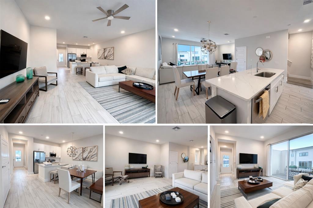 7909 Draw Street Reunion, FL 34747 - Photo 5 of 12 a living room with furniture and a flat screen tv