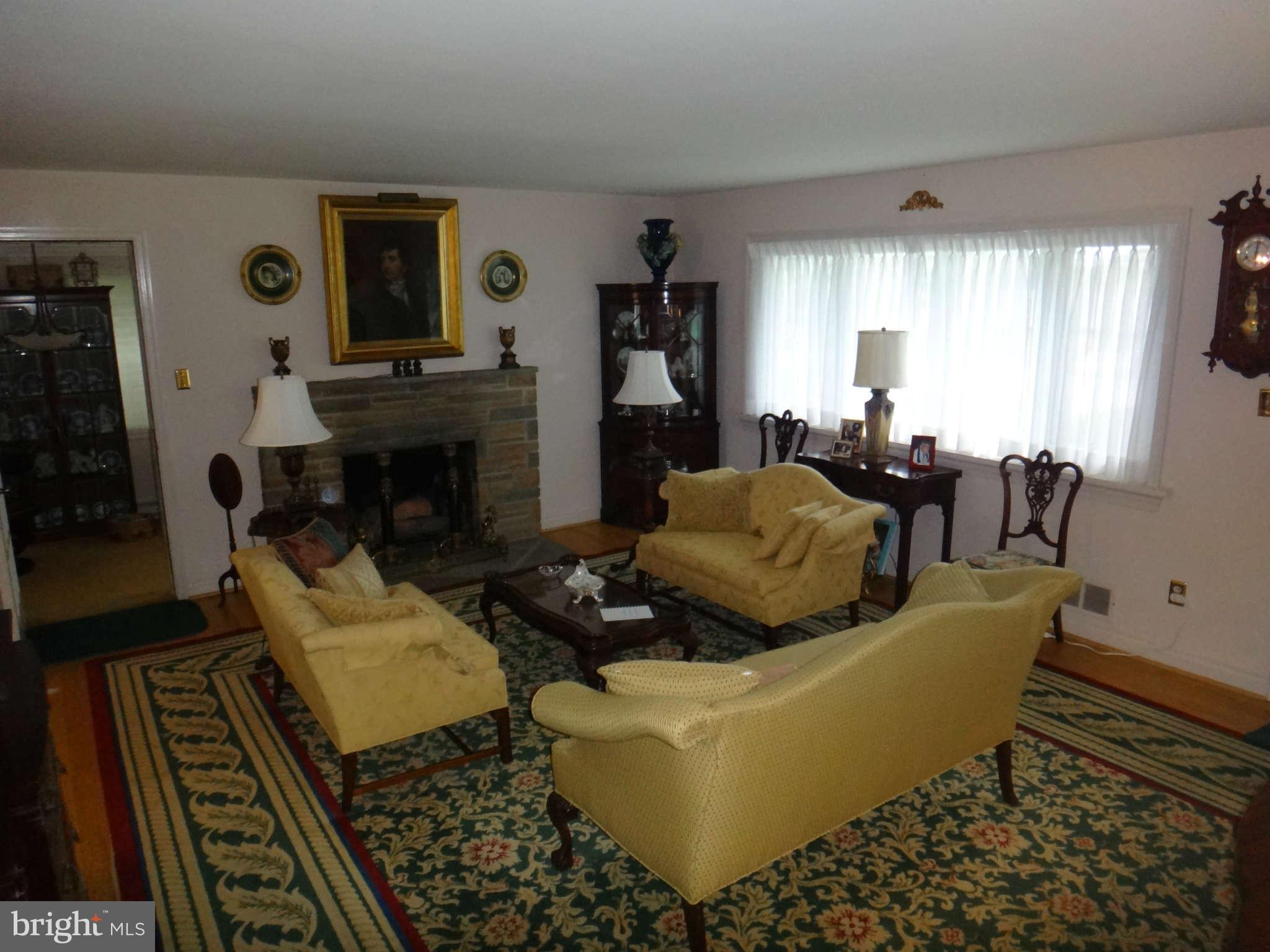 10128 Riggs Road Adelphi, MD 20783 - Photo 7 of 30 a living room with furniture and a fireplace