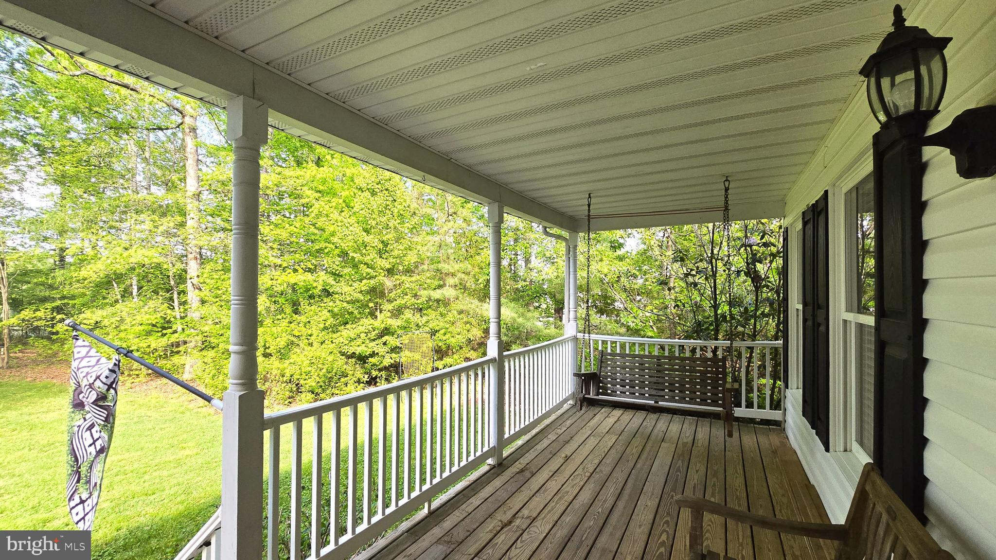 17155 Hudson Mill Road Culpeper, VA 22701 - Photo 4 of 39 a view of a balcony with wooden floor
