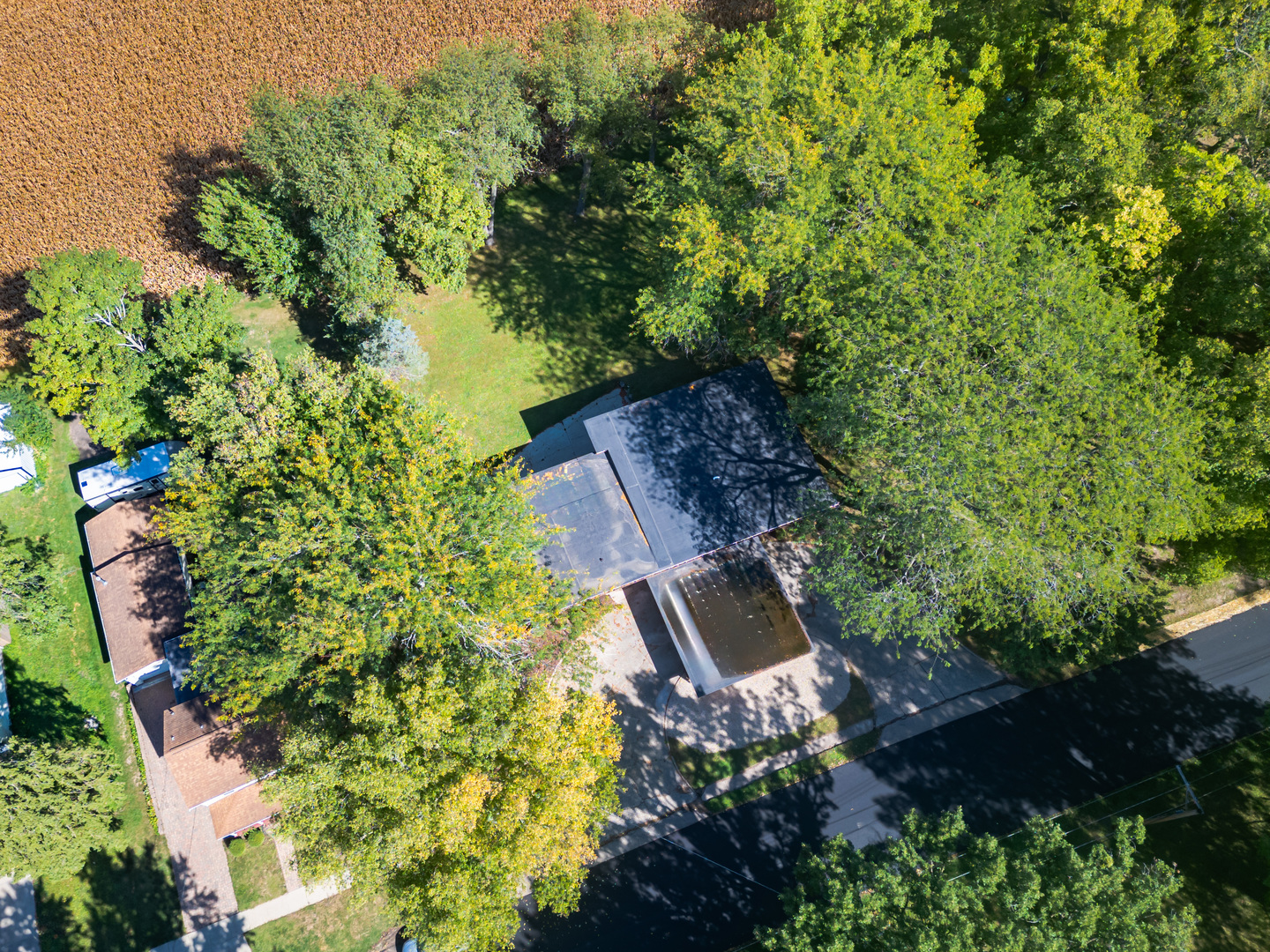 706 North 4th Street Ashton, IL 61006 - Photo 37 of 39 an aerial view of a house with a yard
