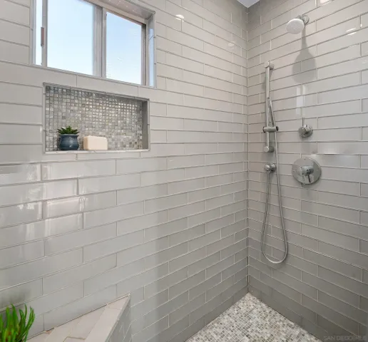 a view of a swimming pool with a yard