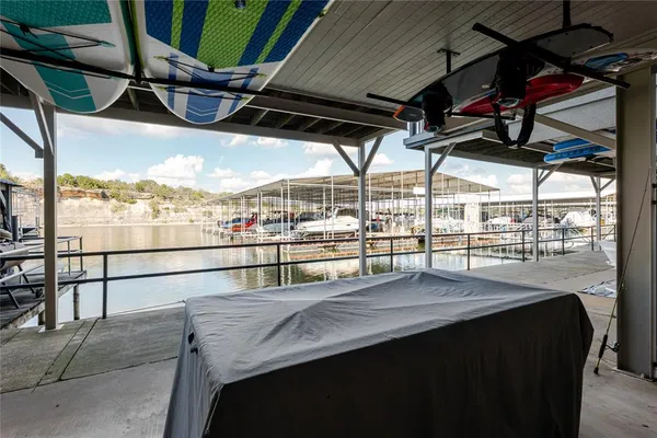 a view of water heater room with furniture