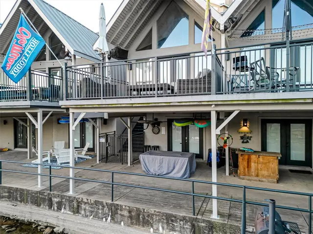 a front view of multiple houses