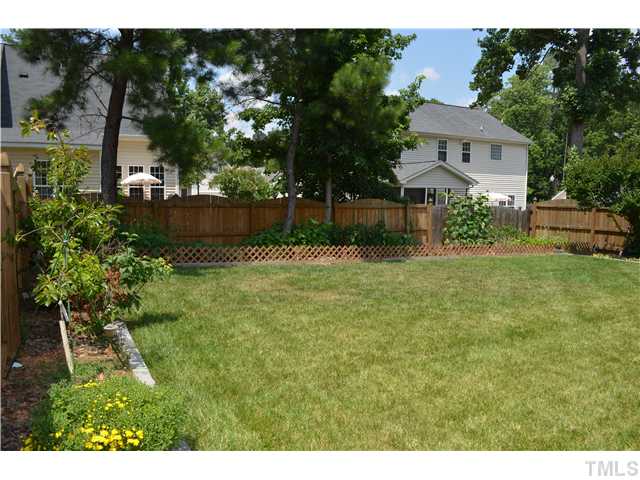 5853 Parkchester Road Raleigh, NC 27616 - Photo 16 of 19 a view of a backyard of the house