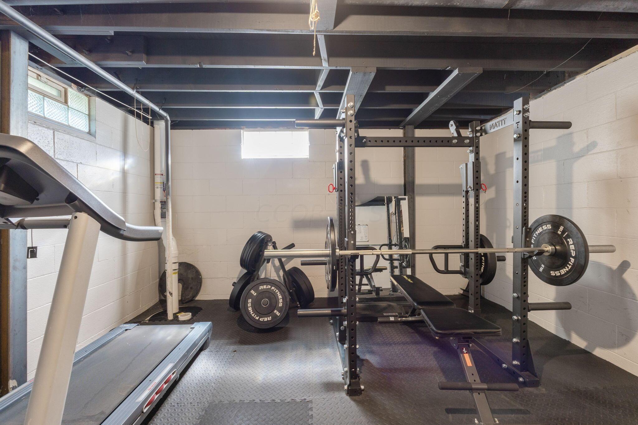5328 Hedgewood Road Columbus, OH 43229 - Photo 28 of 36 Lower Level Flex Space/Gym