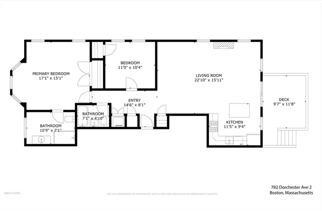 $739,000 | 782 Dorchester Avenue, Unit 3, Boston, MA 02125
