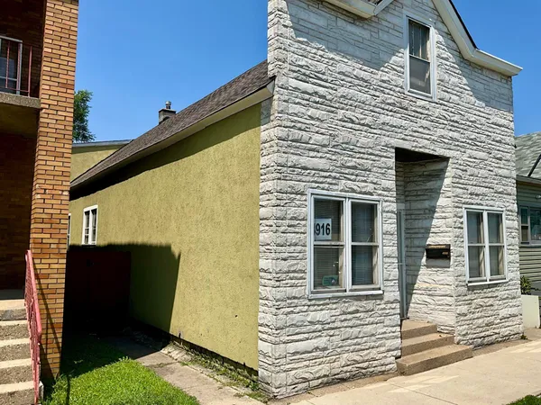 a view of a house with a door