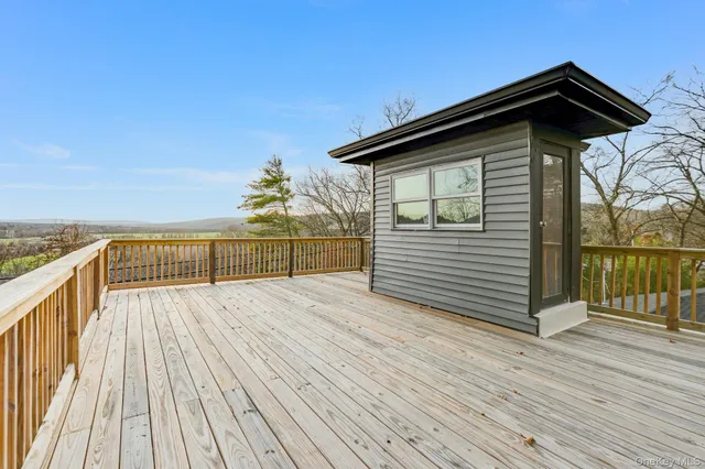 a view of a city and an ocean view