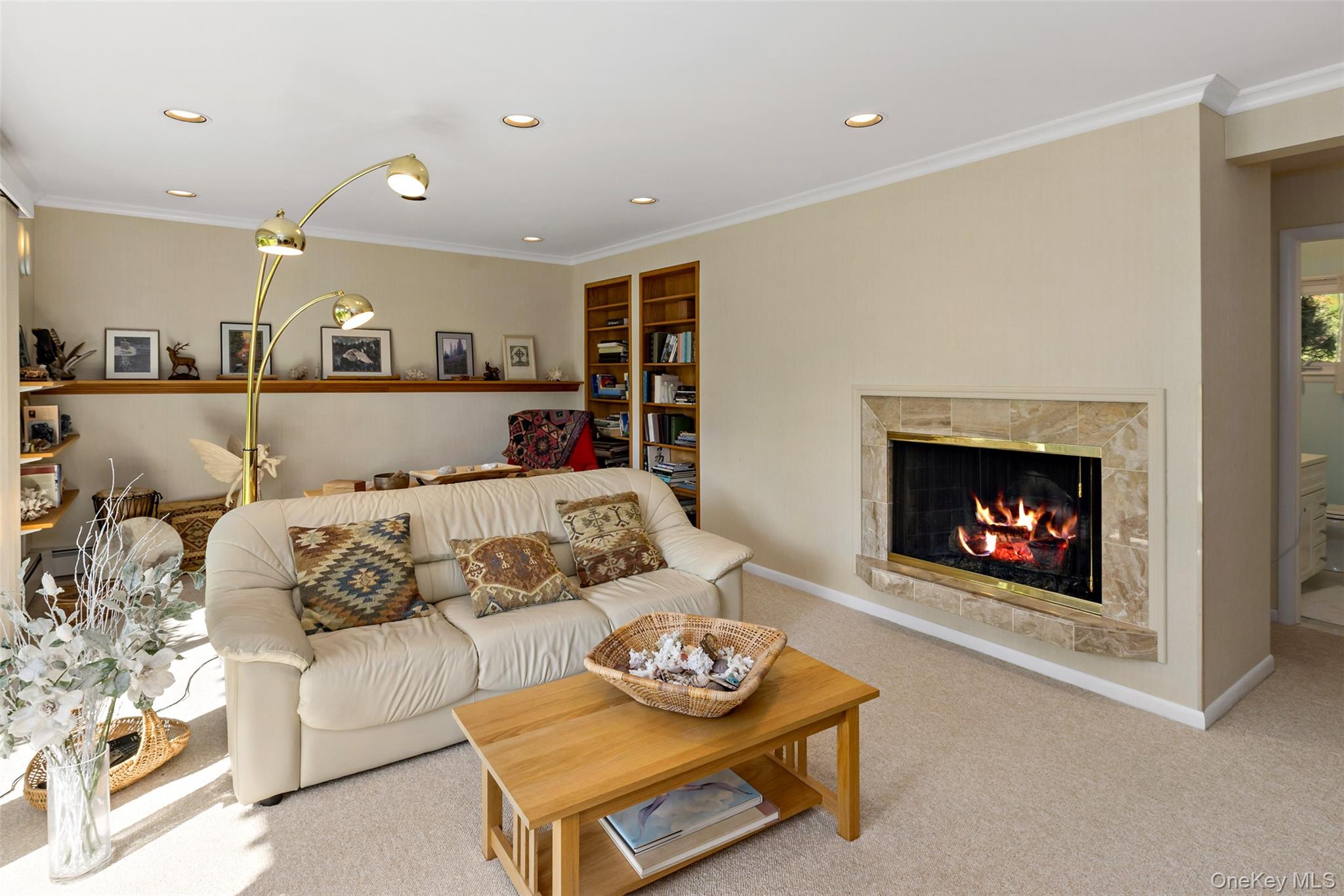 207 East Hook Road Hopewell Junction, NY 12533 - Photo 25 of 41 a living room with furniture and a fireplace