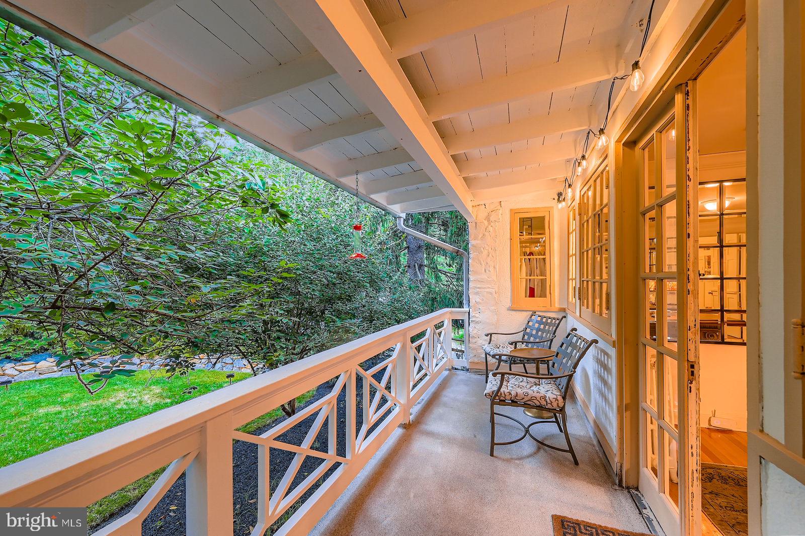 2436 Pickwick Road Baltimore, MD 21207 - Photo 46 of 66 2nd level Balcony just off Conservatory