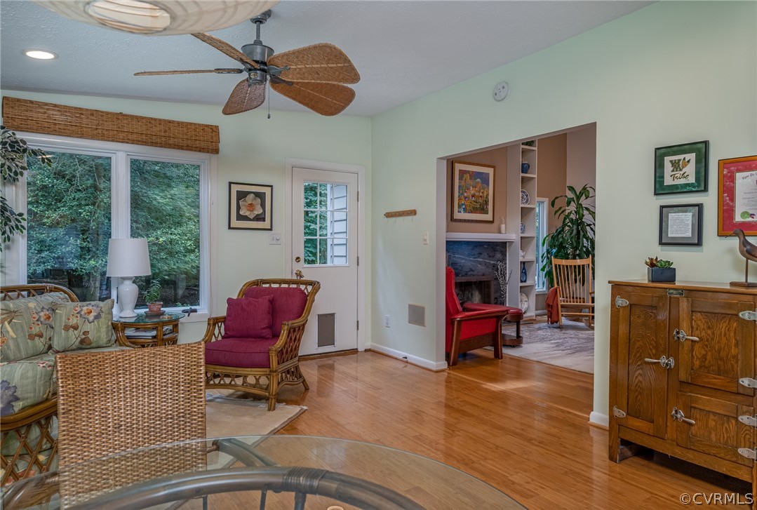133 Daingerfield Road Williamsburg, VA 23185 - Photo 6 of 39 Sunroom has bamboo floors, large casement windows