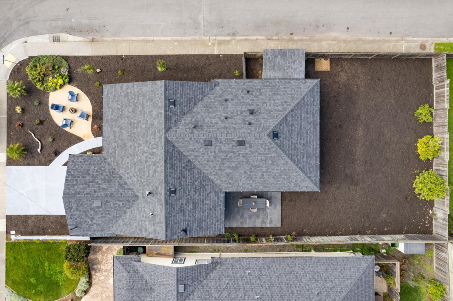 303 Filbert Street Half Moon Bay, CA 94019 - Photo 40 of 42 an aerial view of a house with a garden