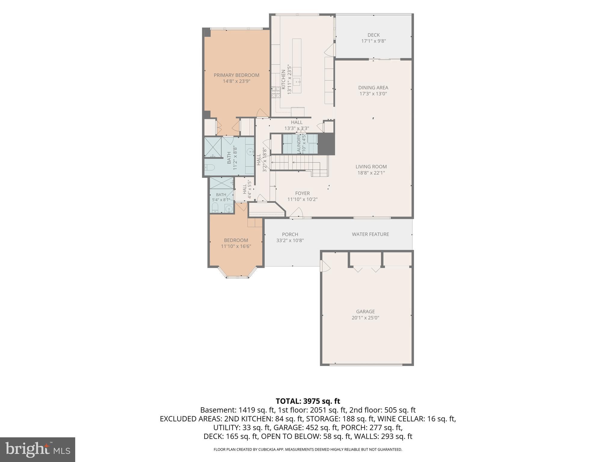 2504 Stone Mill Road Baltimore, MD 21208 - Photo 126 of 128 Main Level Floor Plan