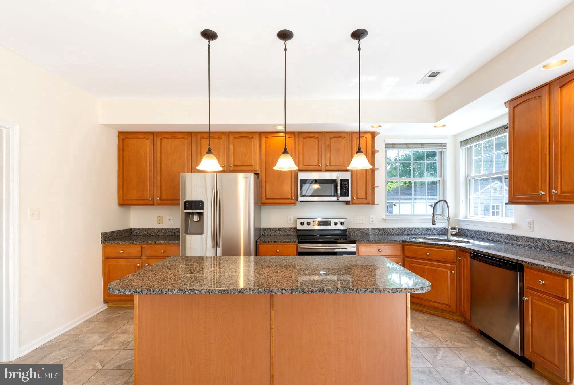 205 Tiger Way Boonsboro, MD 21713 - Photo 7 of 33 a kitchen with stainless steel appliances granite countertop sink stove and microwave
