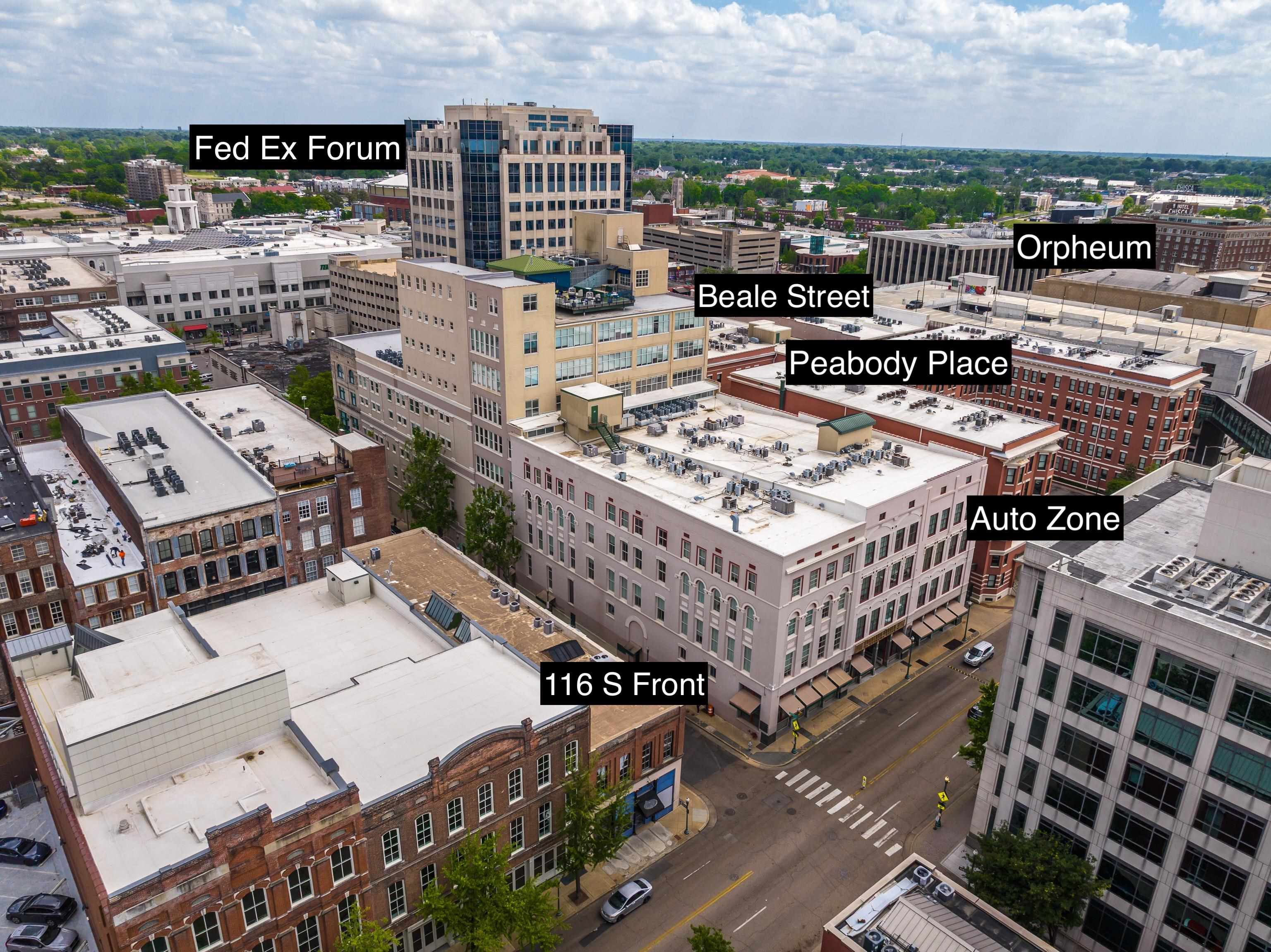 116 South Front Street, Unit 201 Memphis, TN 38103 - Photo 19 of 26 a picture of city view