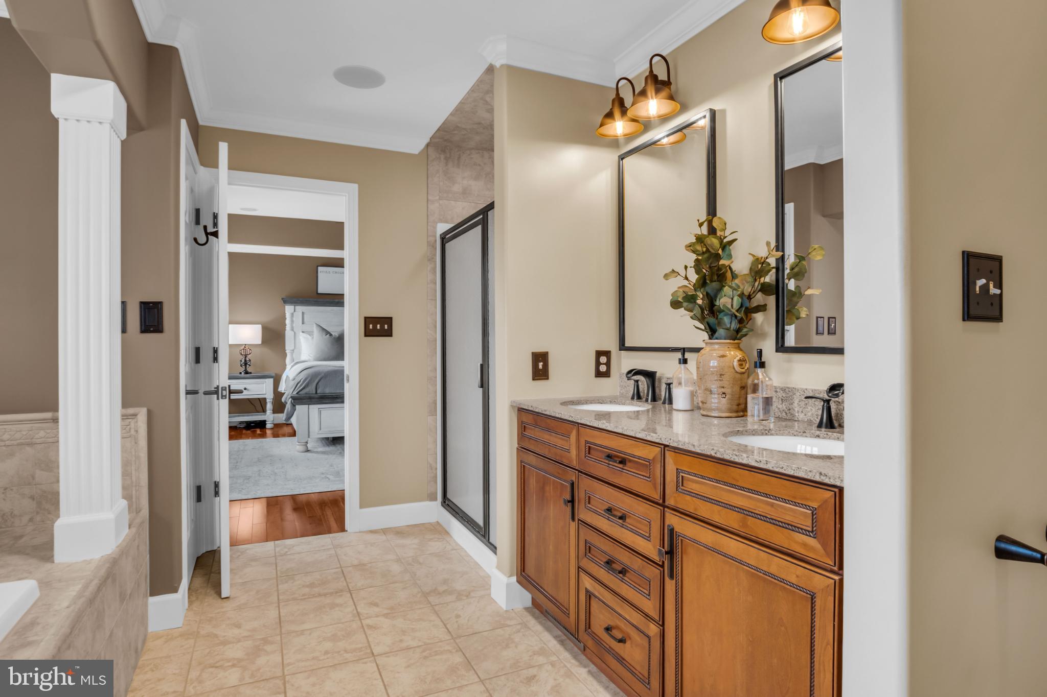 6014 Three Rivers Drive Harrisburg, PA 17112 - Photo 13 of 49 Elegant bathroom with warm tones and style.