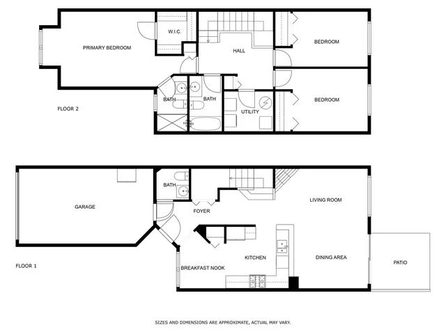 a picture of a floor plan