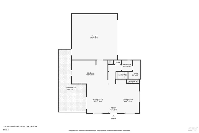$574,900 | 117 Summertime Lane, Suisun City, CA 94585