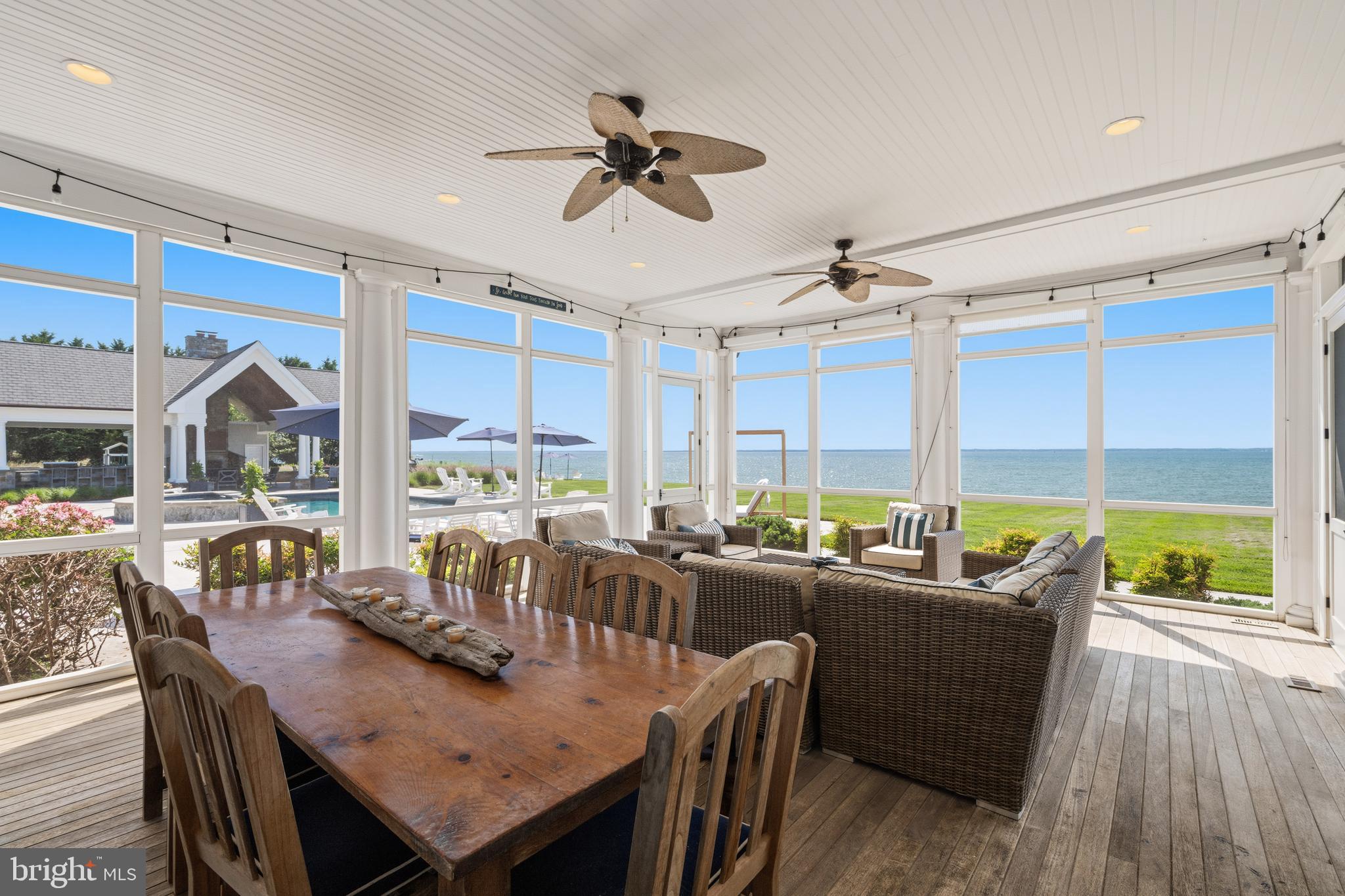 7328 Kent Point Road Stevensville, MD 21666 - Photo 27 of 67 Expansive Screened Porch