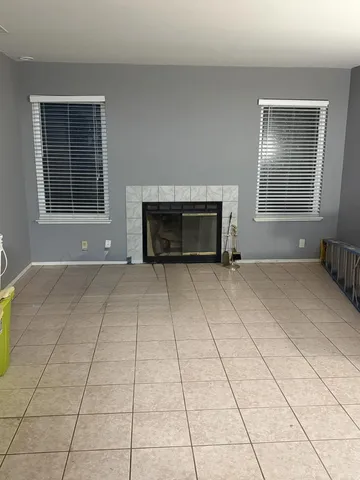 a view of a wooden door