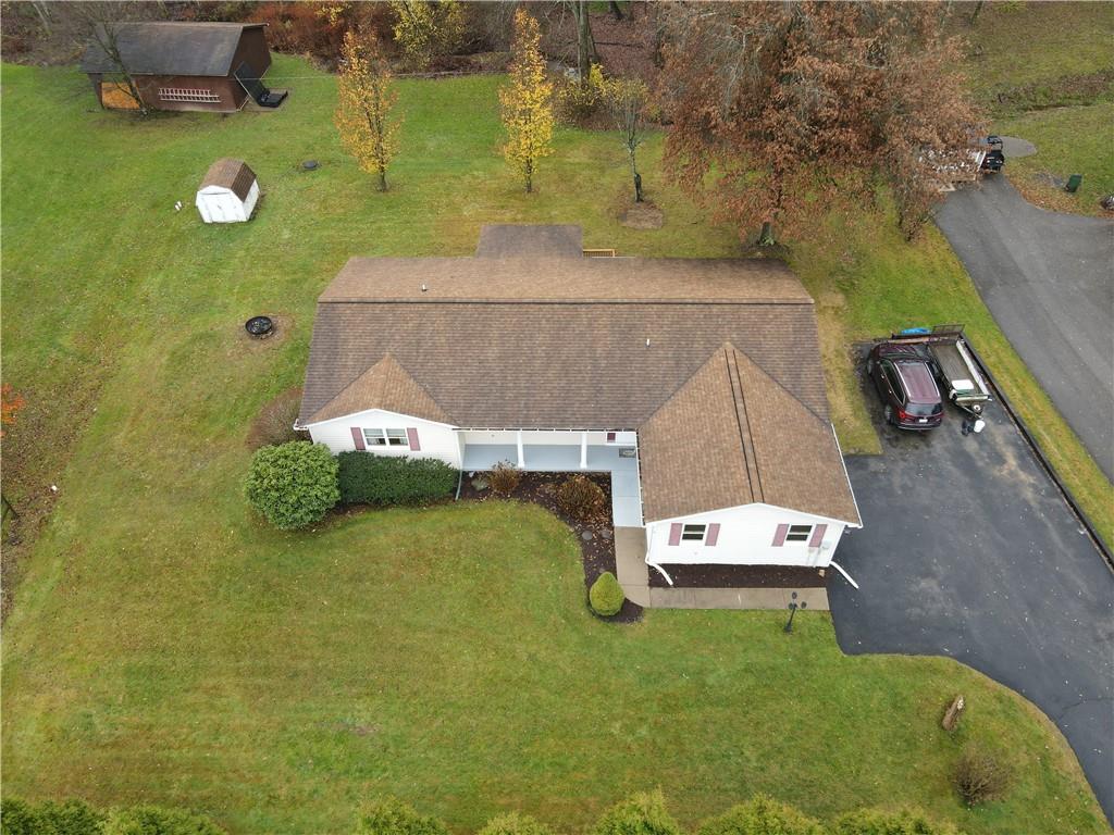569 Whitestown Road Butler, PA 16001 - Photo 47 of 47 an aerial view of a house with a yard