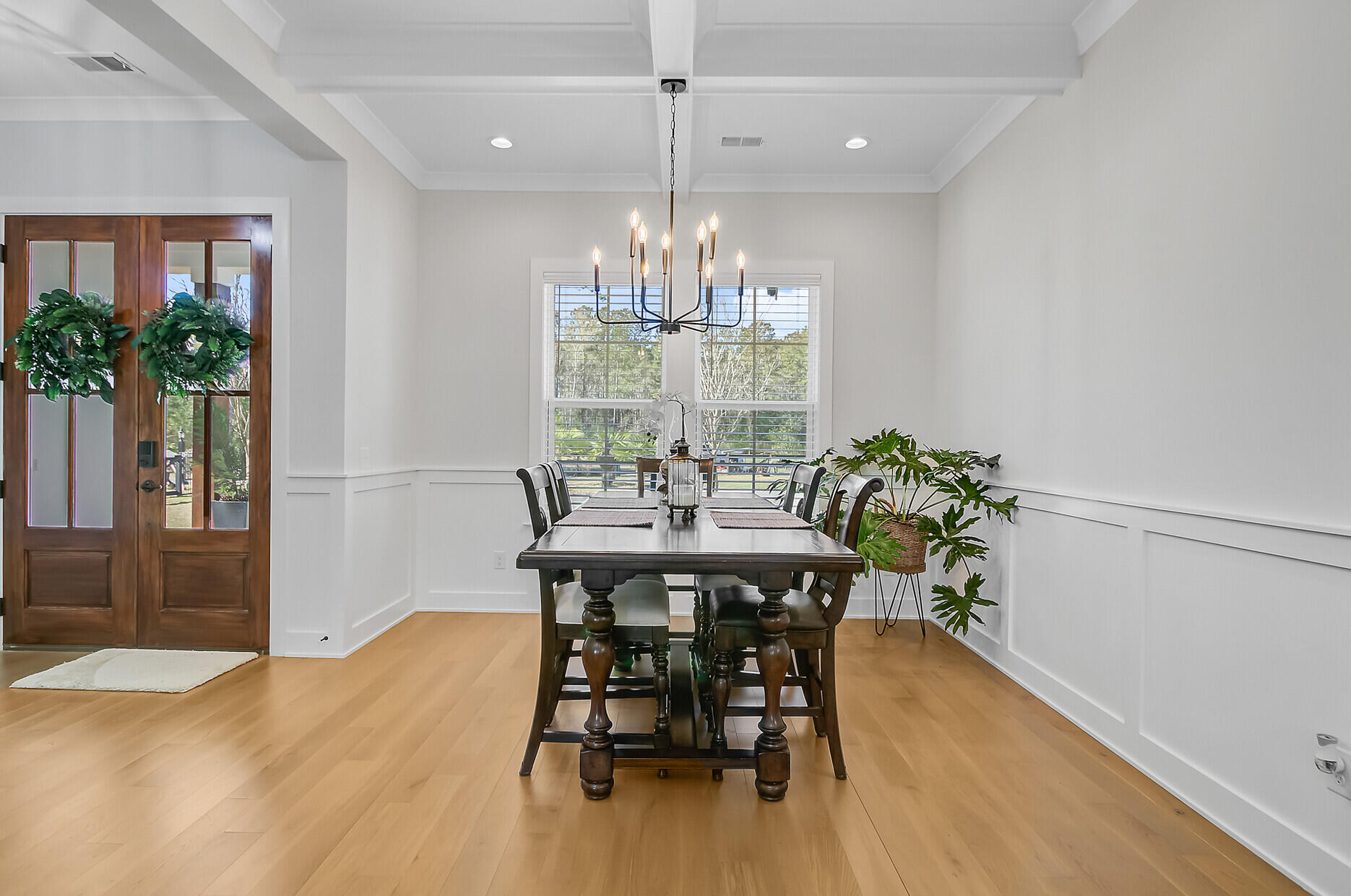 614 Cummings Chapel Road Ridgeville, SC 29472 - Photo 13 of 68 14. Coffered ceiling and wainscoting in