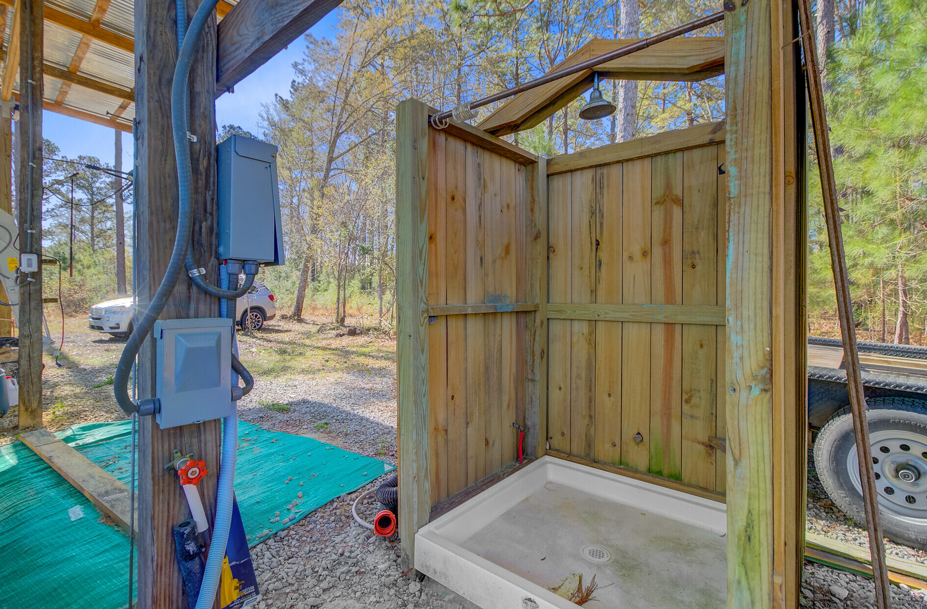 614 Cummings Chapel Road Ridgeville, SC 29472 - Photo 66 of 68 66. Shed has power, water and outdoor s
