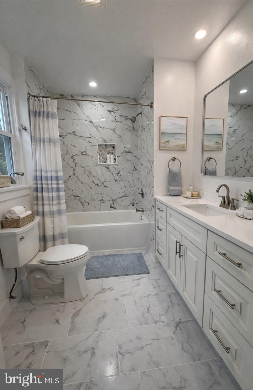 116 West Ocean Avenue Somers Point, NJ 08244 - Photo 17 of 23 Hall bath virtually staged