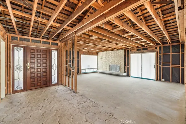 a view of an empty room