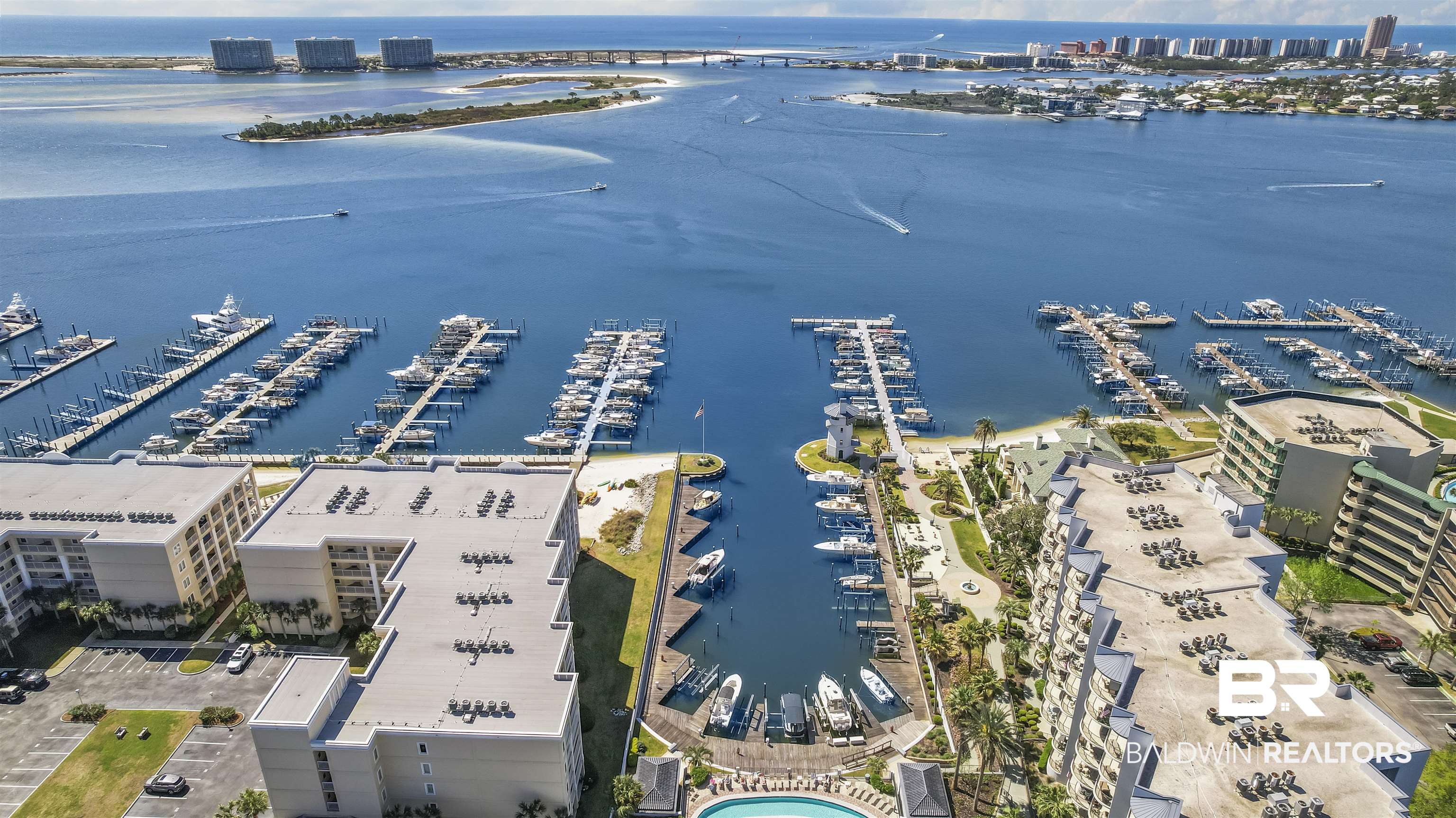 27582 Canal Road, Unit 2408 Orange Beach, AL 36561 - Photo 45 of 47 Bird's eye view with a water view