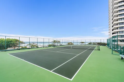 a view of an ocean and beach