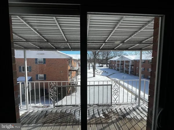 a view of a balcony
