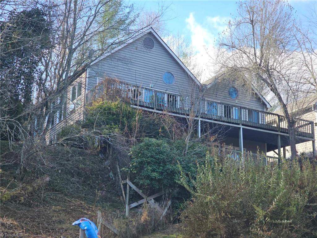 420 Beau Rivage Drive Crumpler, NC 28617 - Photo 2 of 29 view of house from river