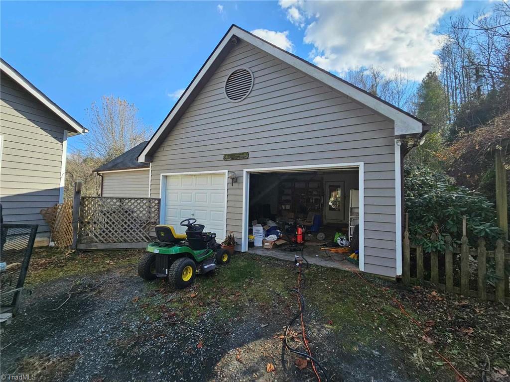 420 Beau Rivage Drive Crumpler, NC 28617 - Photo 3 of 29 garage