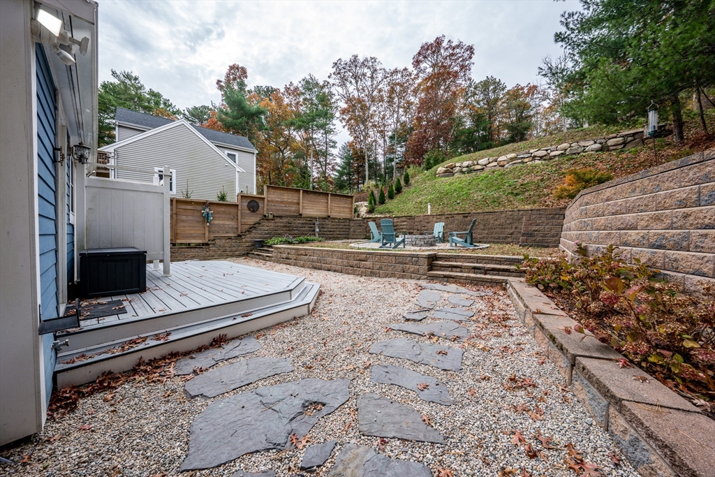 215 Roxy Cahoon Road Plymouth, MA 02360 - Photo 4 of 40 a view of a backyard of the house