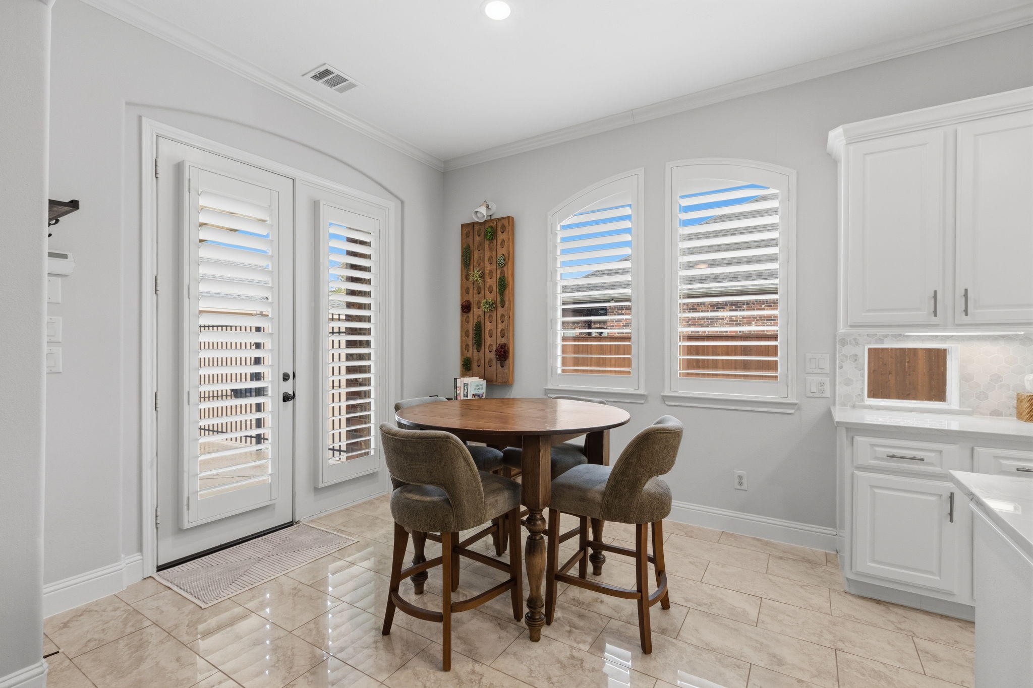 20130 Rose Dawn Lane Spring, TX 77379 - Photo 15 of 50 Breakfast room with plantation shutters