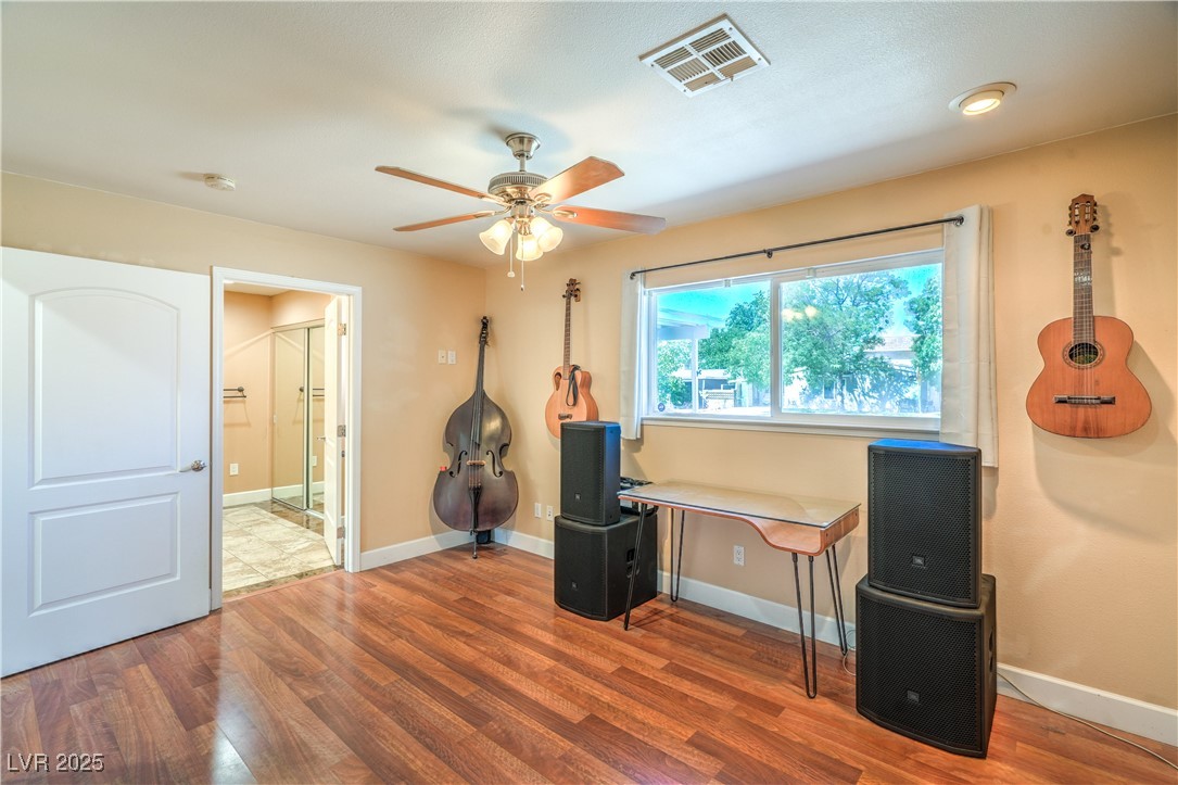 1201 I Boulder City, NV 89005 - Photo 19 of 26 Office space with wood finished floors and a ceiling fan