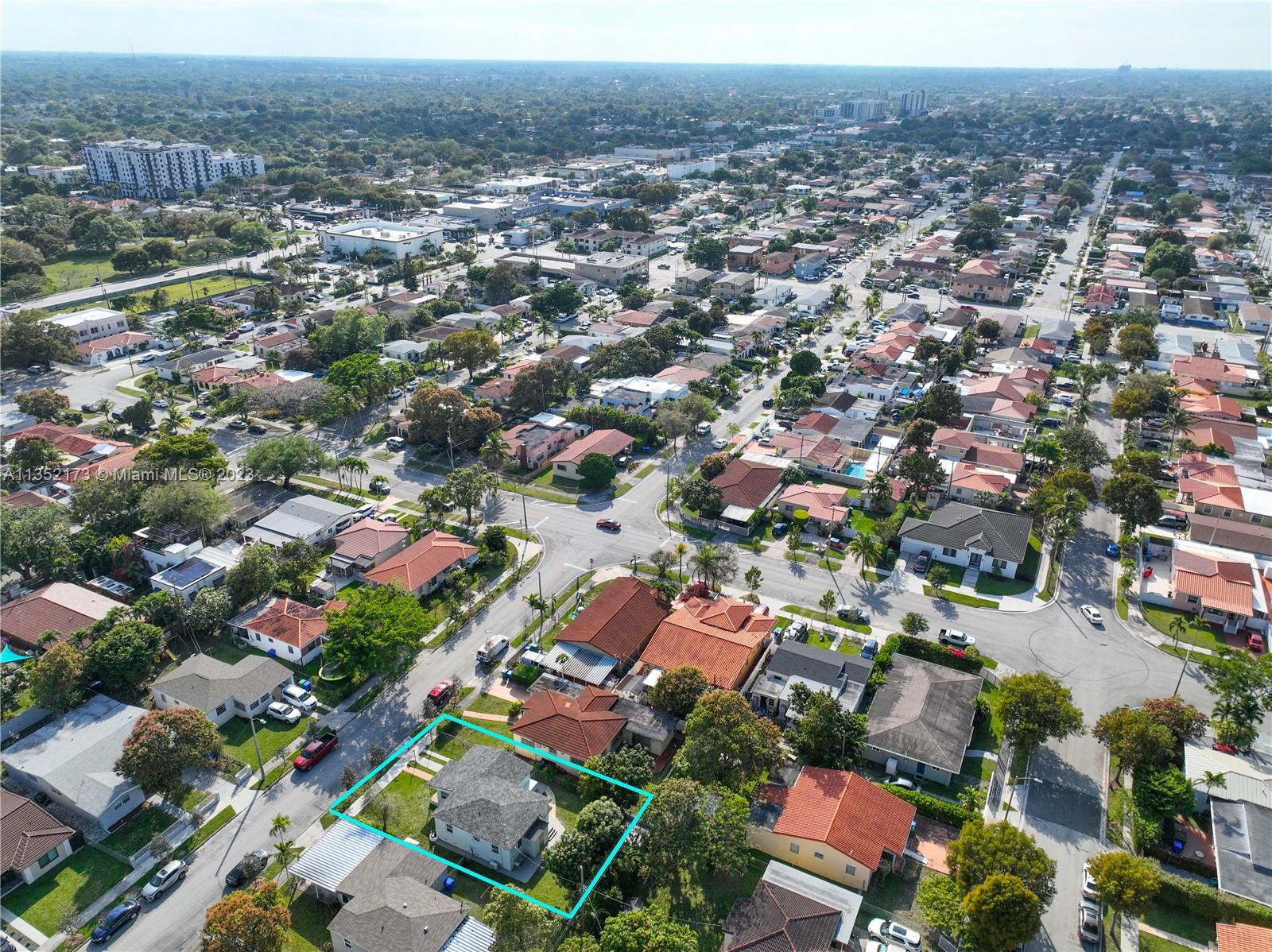 5571 Southwest 5th Terrace Miami, FL 33134 - Photo 37 of 37 an aerial view of a city with lots of residential buildings