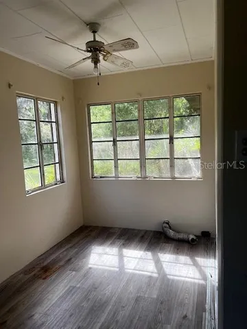 a bathroom with a sink and a microwave