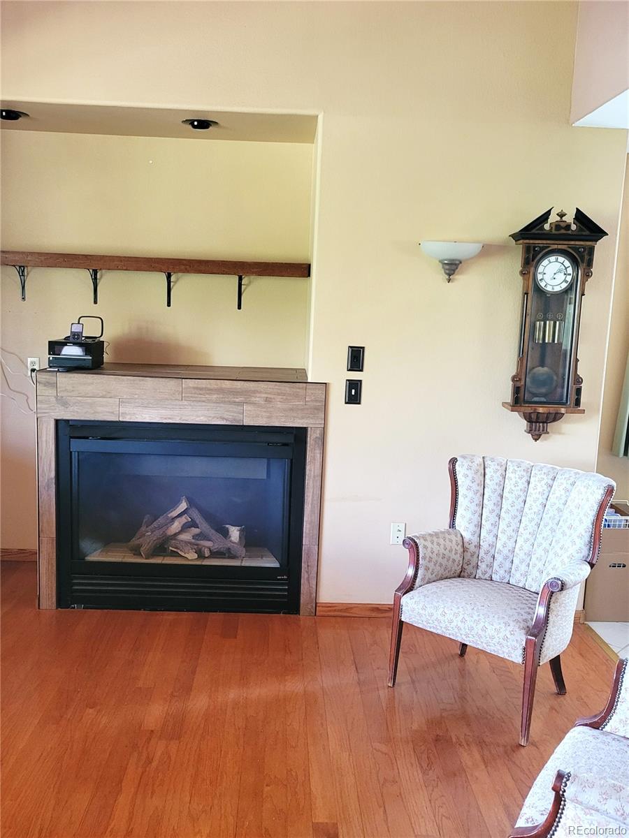 5076 Campfire Road Hartsel, CO 80449 - Photo 5 of 35 a living room with furniture and a fireplace
