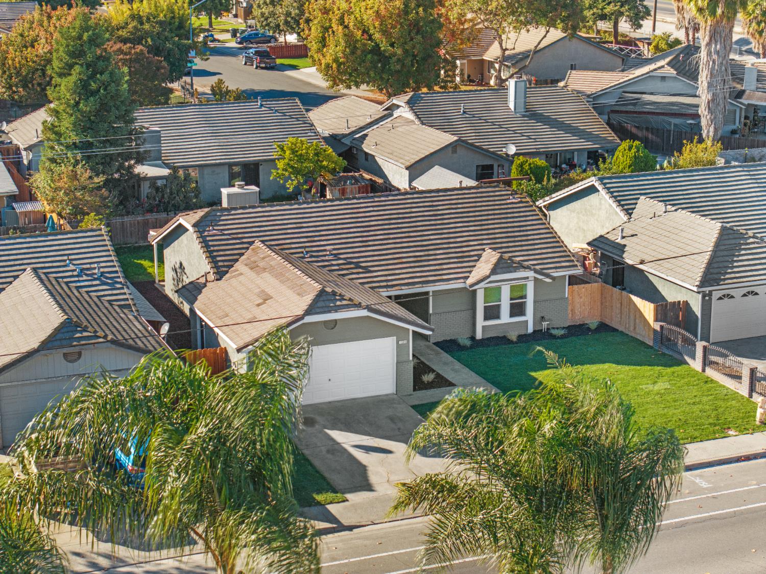 1509 Boothe Road Ceres, CA 95307 - Photo 27 of 28 an aerial view of a house with a garden