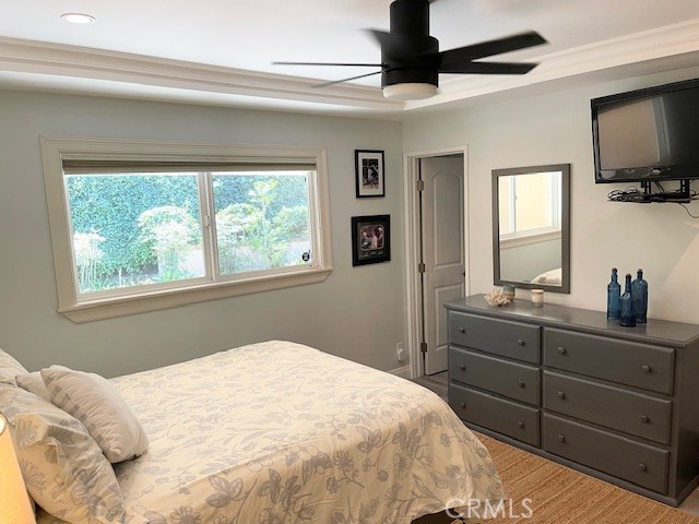 1 Cayuse Lane Rancho Palos Verdes, CA 90275 - Photo 21 of 28 a bedroom with a large bed and a flat tv screen on dresser