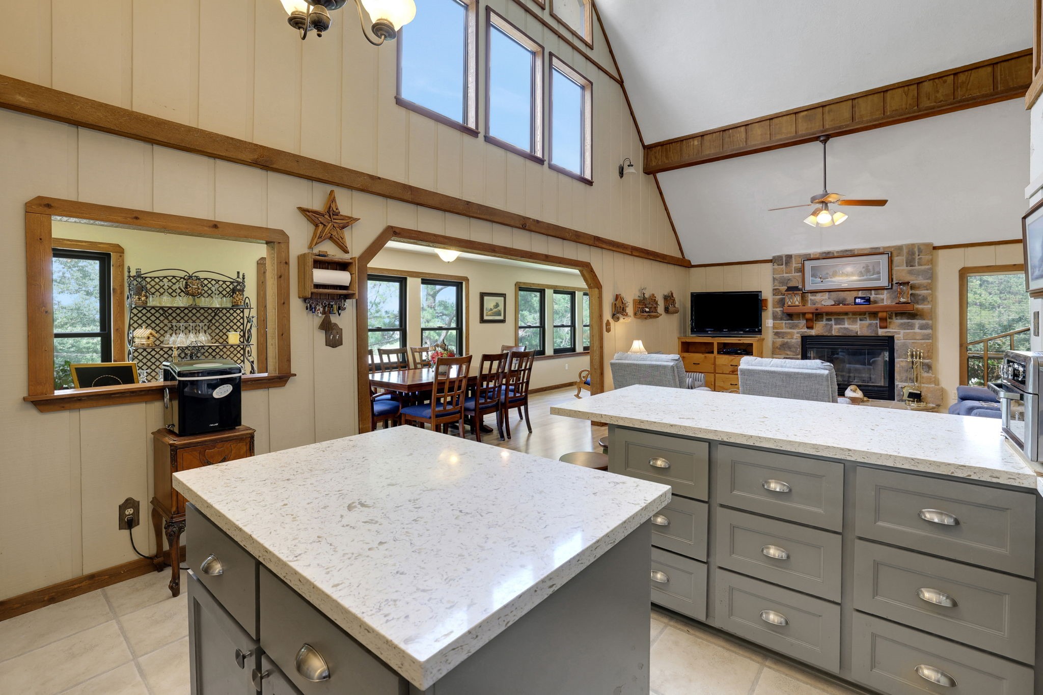 780 Hickory Ridge Drive Coldspring, TX 77331 - Photo 17 of 40 The kitchen island provides additional storage and prep space