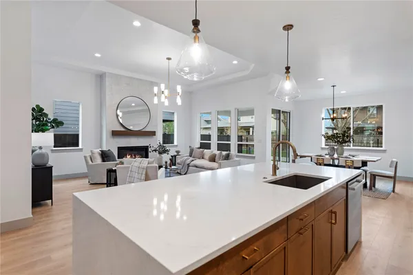 a view of an empty room and closet area