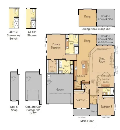 a view of an ocean beach