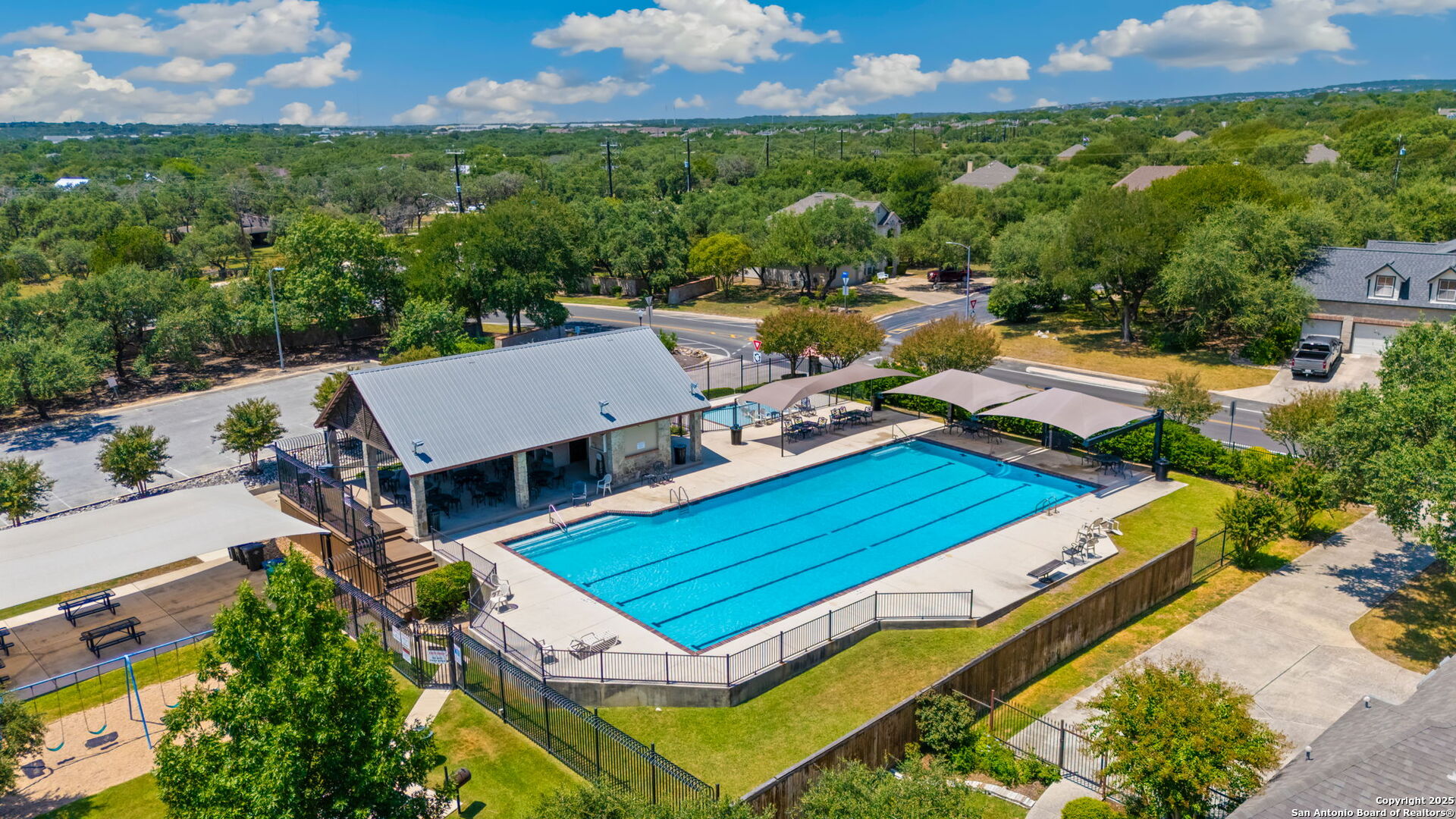 14507 John David Helotes, TX 78023 - Photo 49 of 49 an aerial view of a house with a big yard
