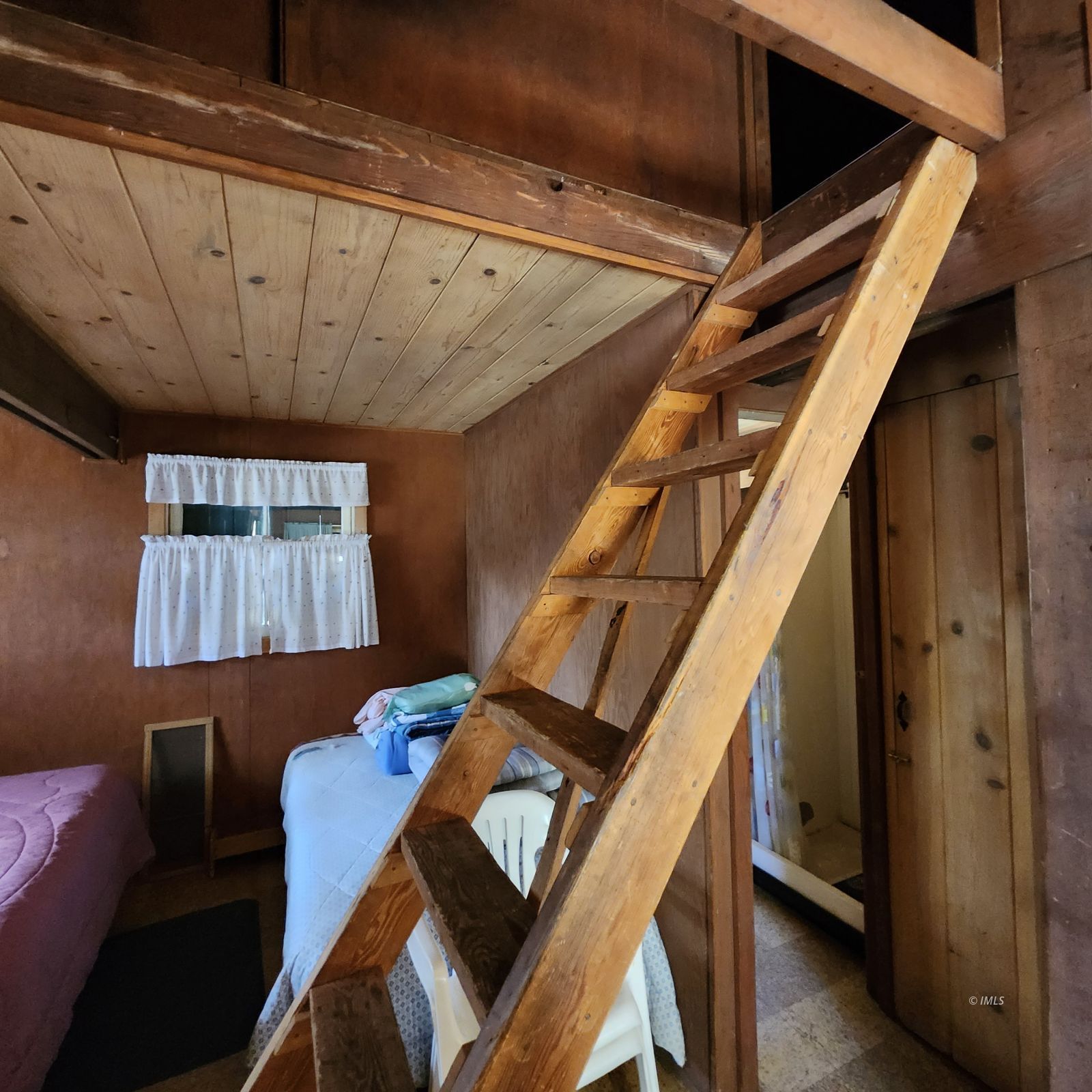 22 Whitney Portal Road Lone Pine, CA 93545 - Photo 18 of 32 Stairs to loft